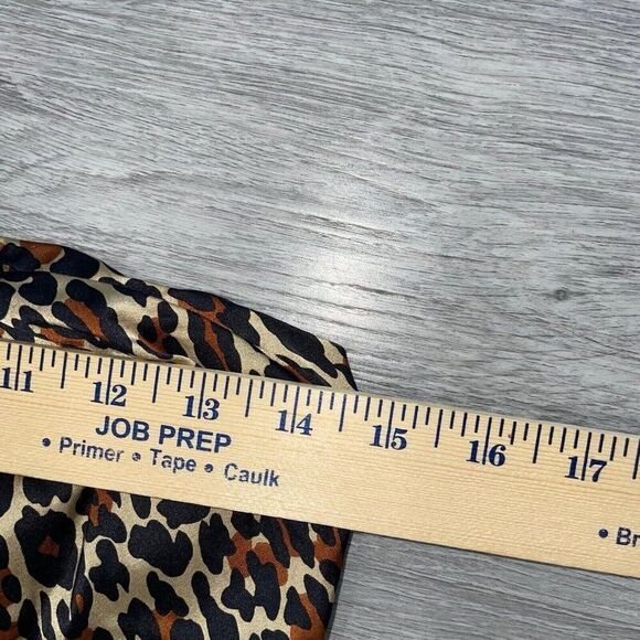 Vtg Betsey Johnson Black Label Women’s 10 Animal Print Dress Silk Mini Y2K NWT - Picture 14 of 16